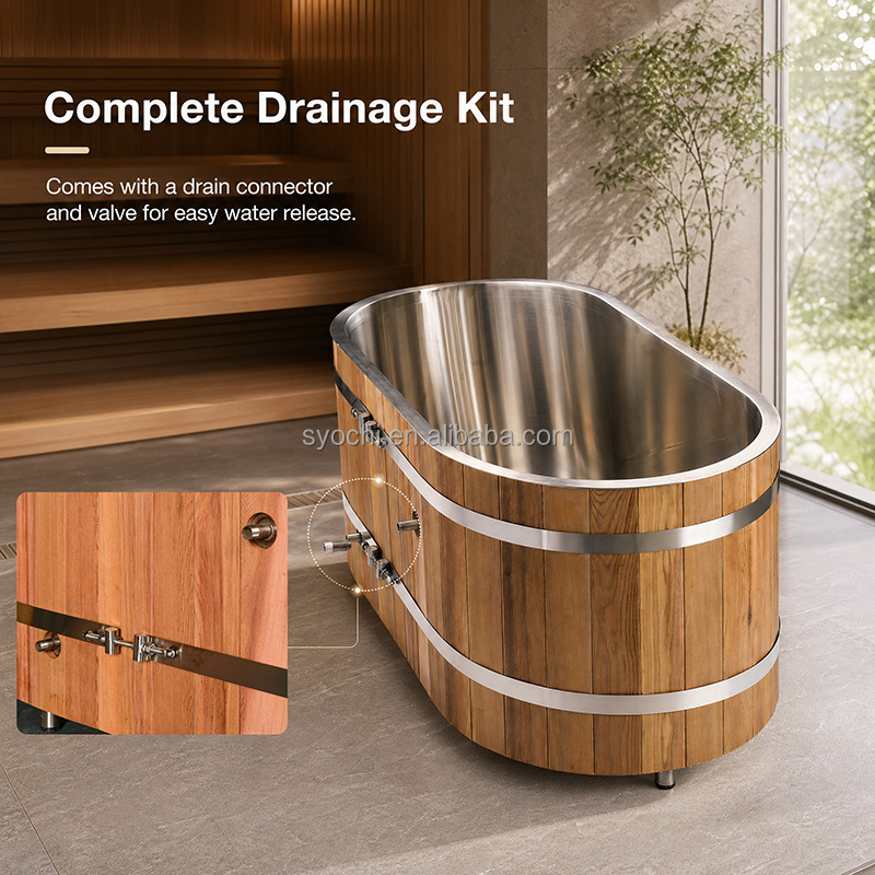 Spa Wellness Center - Luxury Stainless Steel Cold Plunge Ice