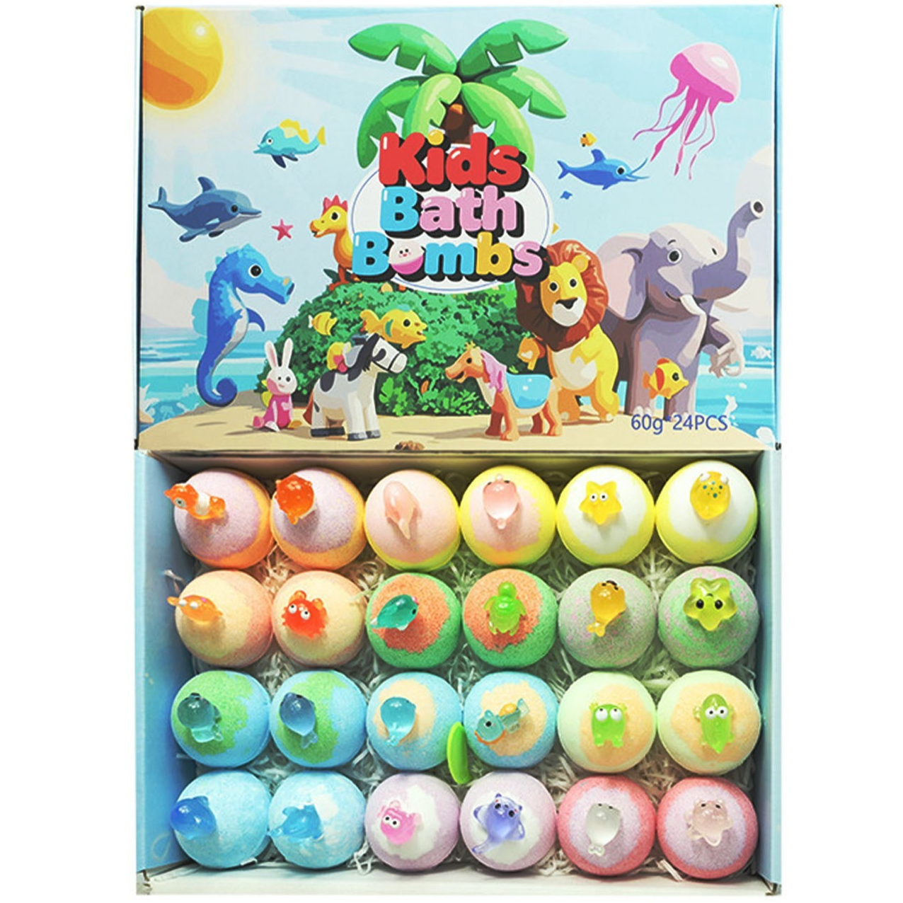 Relax - Spa & Wellness - Bath Bombs 12Pcs/Box Organic & Natural