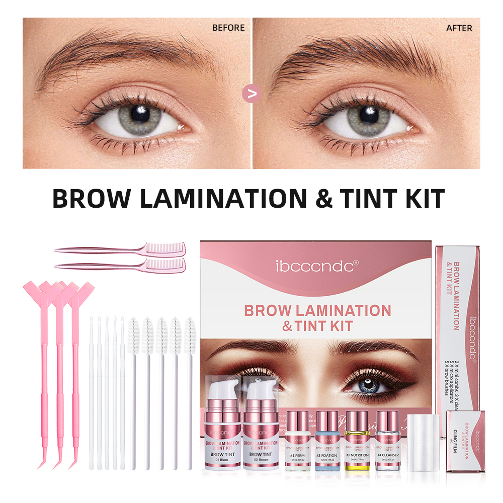 Brow Lamination Kit - Semi-permanent Brow Lamination & Tint Kit