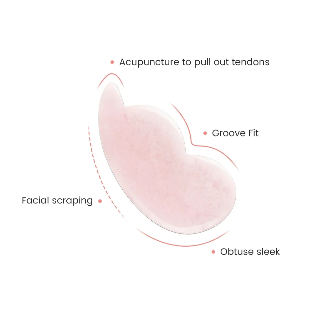 Natural Jade Stone Gua Sha Mas - مراجعة Gua Sha Tool Rose Quartz وسعره
