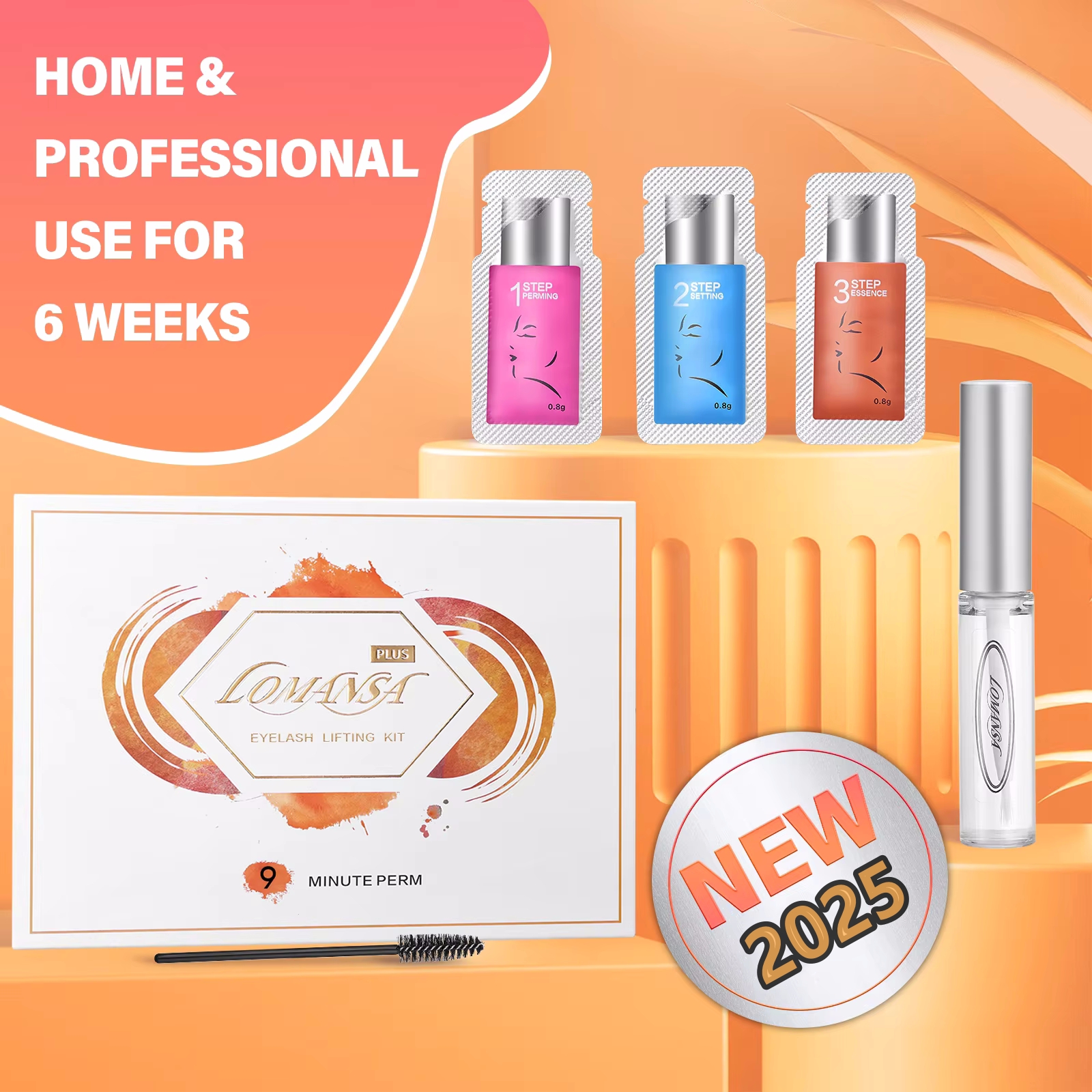 Lomansa 15 Pieces/Lot 8-12 Min - مراجعة Brow Lamination Kit وسعره