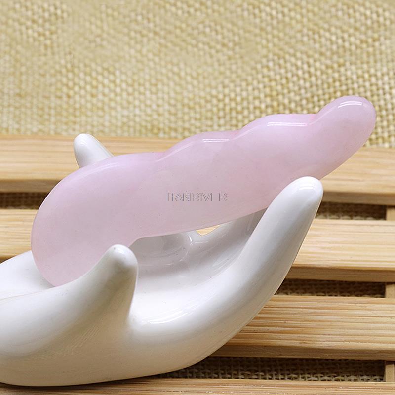 Natural Rose Quartz Jade Guash - مراجعة Gua Sha Tool Rose Quartz وسعره