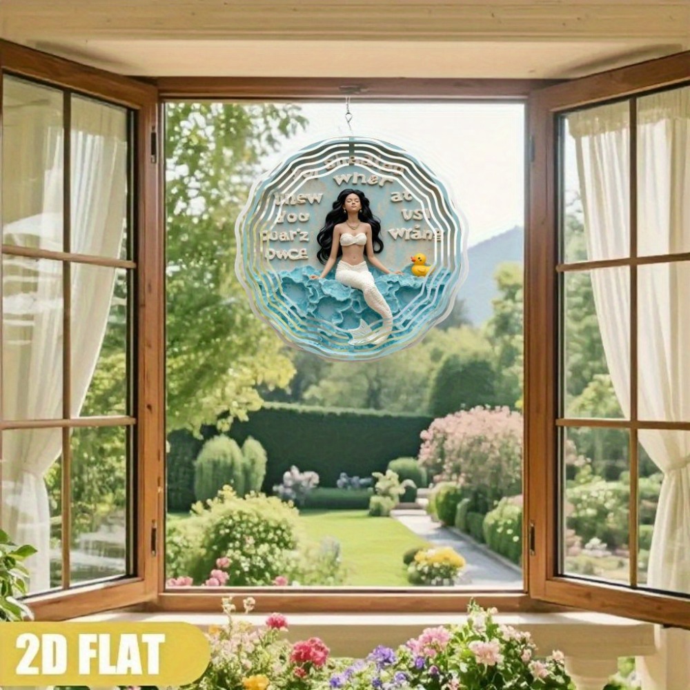 Mermaid Metal Wind Spinner 2D  - مراجعة Relax - Spa & Wellness وسعره