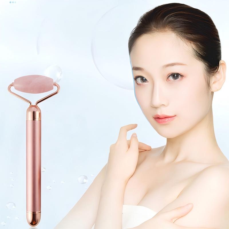 Natural Rose Quartz Facial Rol - مراجعة Gua Sha Tool Rose Quartz وسعره