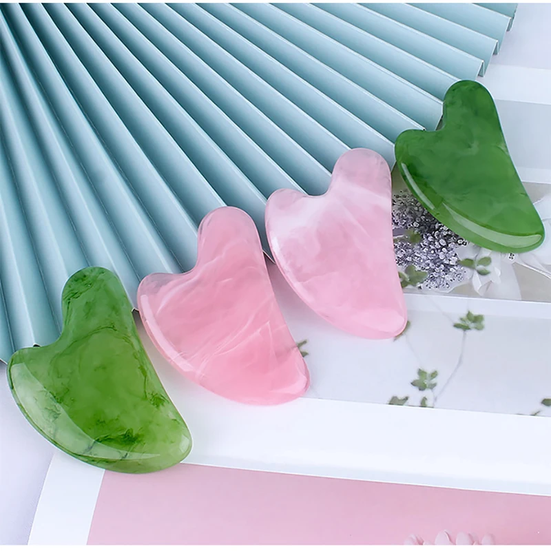Natural Stone Jade Gouache Scr - مراجعة Gua Sha Tool Rose Quartz وسعره