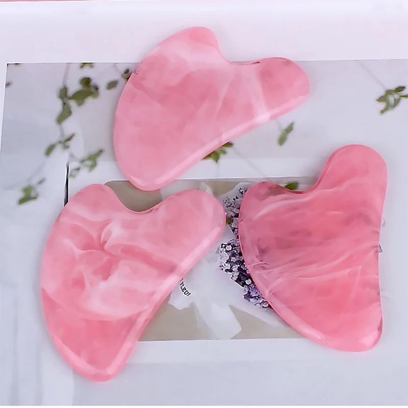 Natural Stone Jade Gouache Scr - مراجعة Gua Sha Tool Rose Quartz وسعره