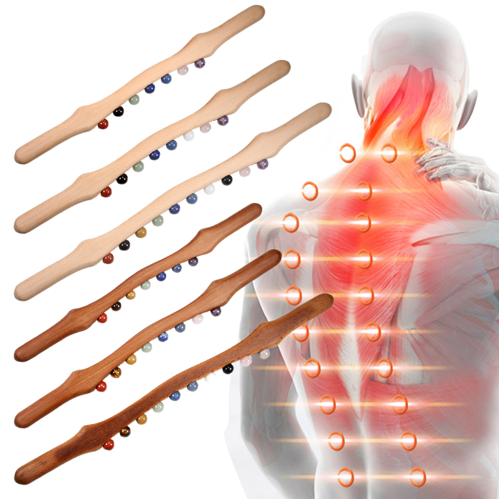 Wood Massage Stick 10 Jade Sto - مراجعة Jade Roller Stone وسعره