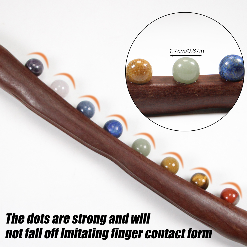 Wood Massage Stick 10 Jade Sto - مراجعة Jade Roller Stone وسعره
