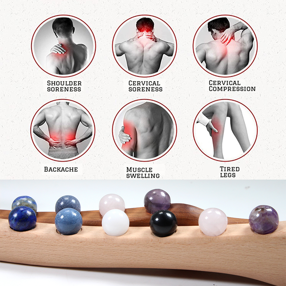 Wood Massage Stick 10 Jade Sto - مراجعة Jade Roller Stone وسعره