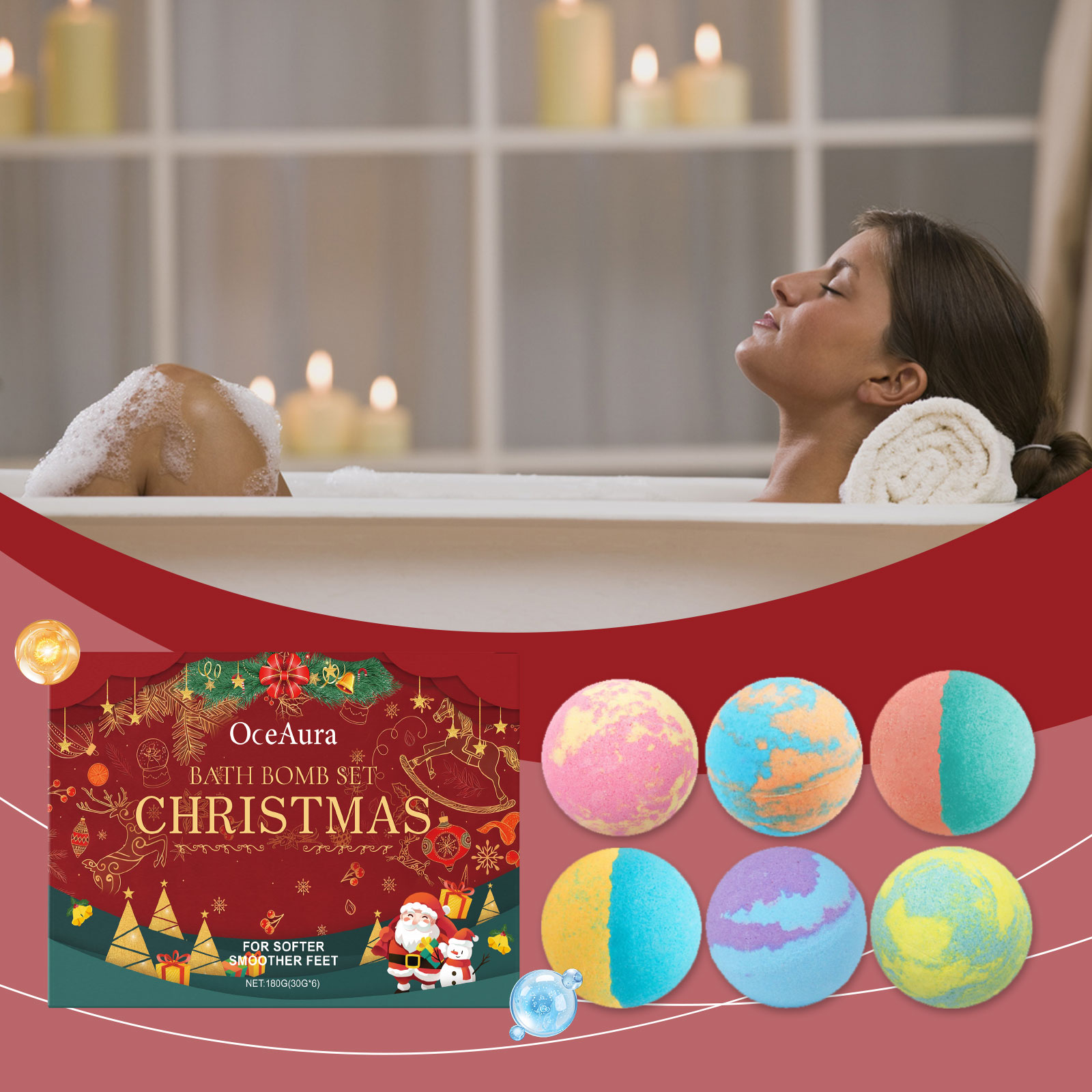 6/12/18pcs Bath Bombs for Kids - مراجعة Relax - Spa & Wellness وسعره