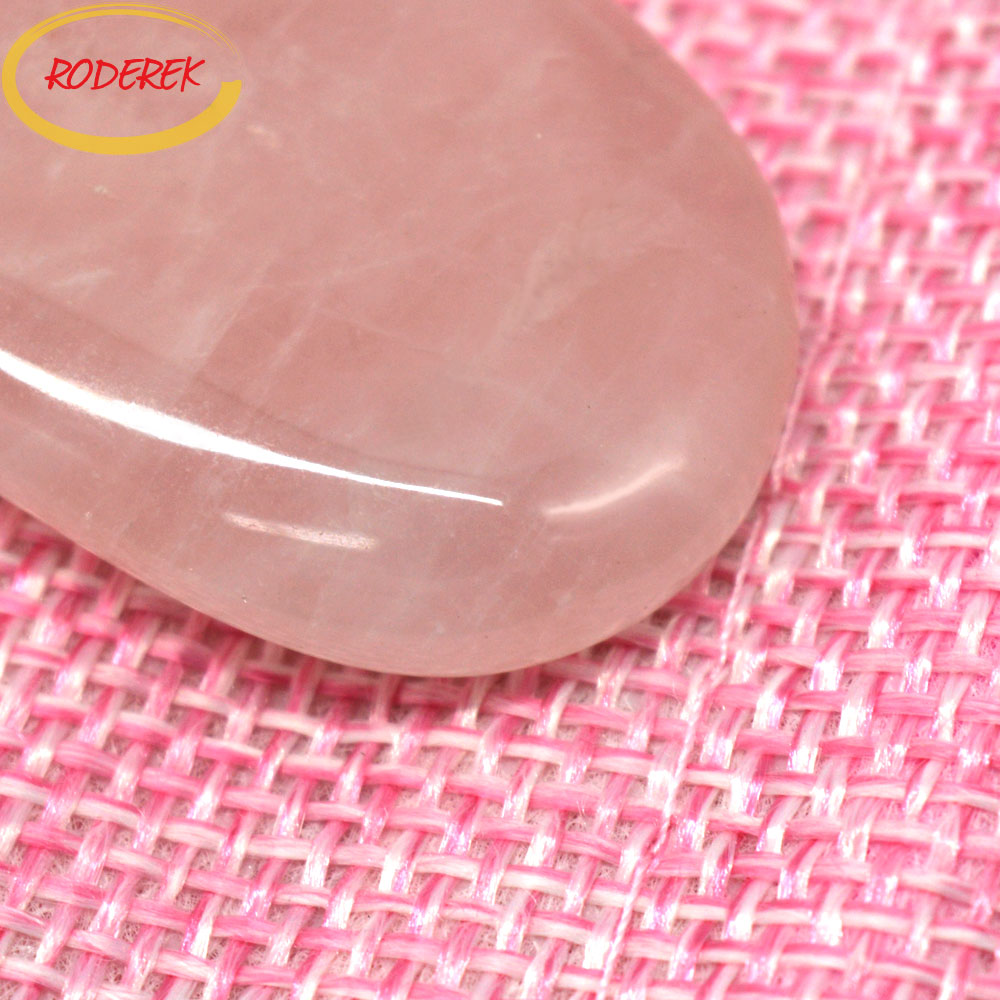 Jade Guasha Plate Natural Rose - مراجعة Gua Sha Tool Rose Quartz وسعره