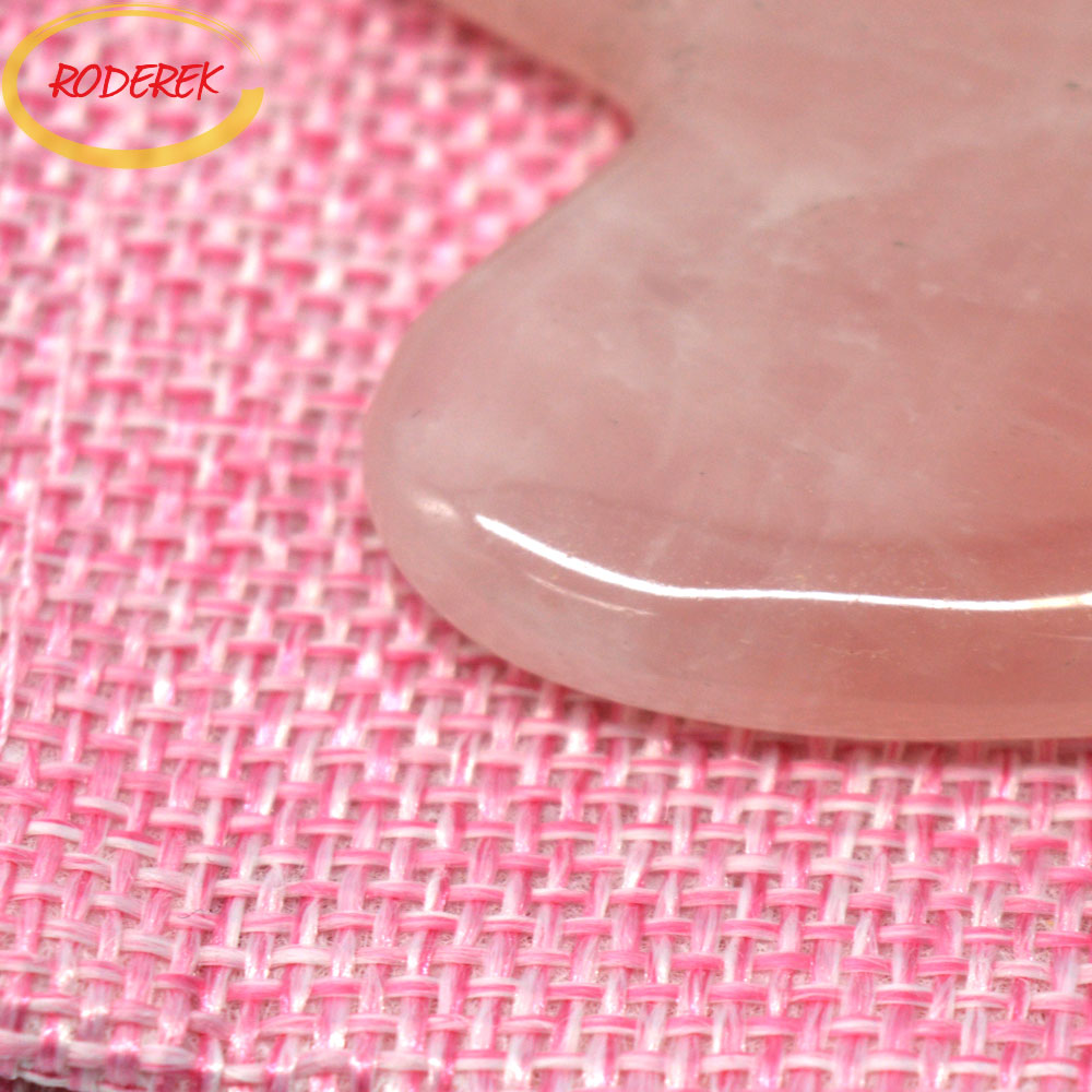 Jade Guasha Plate Natural Rose - مراجعة Gua Sha Tool Rose Quartz وسعره