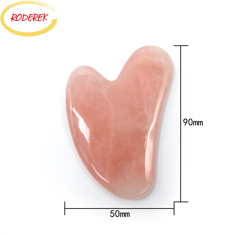 Jade Guasha Plate Natural Rose - مراجعة Gua Sha Tool Rose Quartz وسعره
