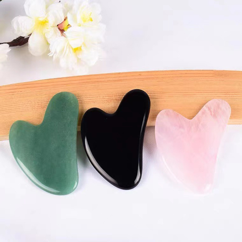 1Pc New Stone Gua Sha Massage  - مراجعة Gua Sha Tool Rose Quartz وسعره