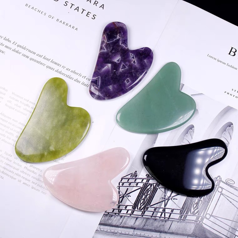 1Pc New Stone Gua Sha Massage  - مراجعة Gua Sha Tool Rose Quartz وسعره
