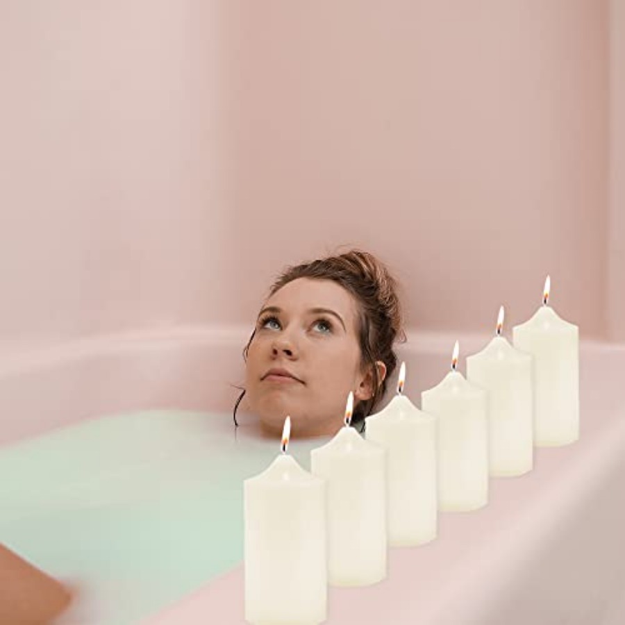 Unscented Pillar Candles for W - مراجعة Relax - Spa & Wellness وسعره