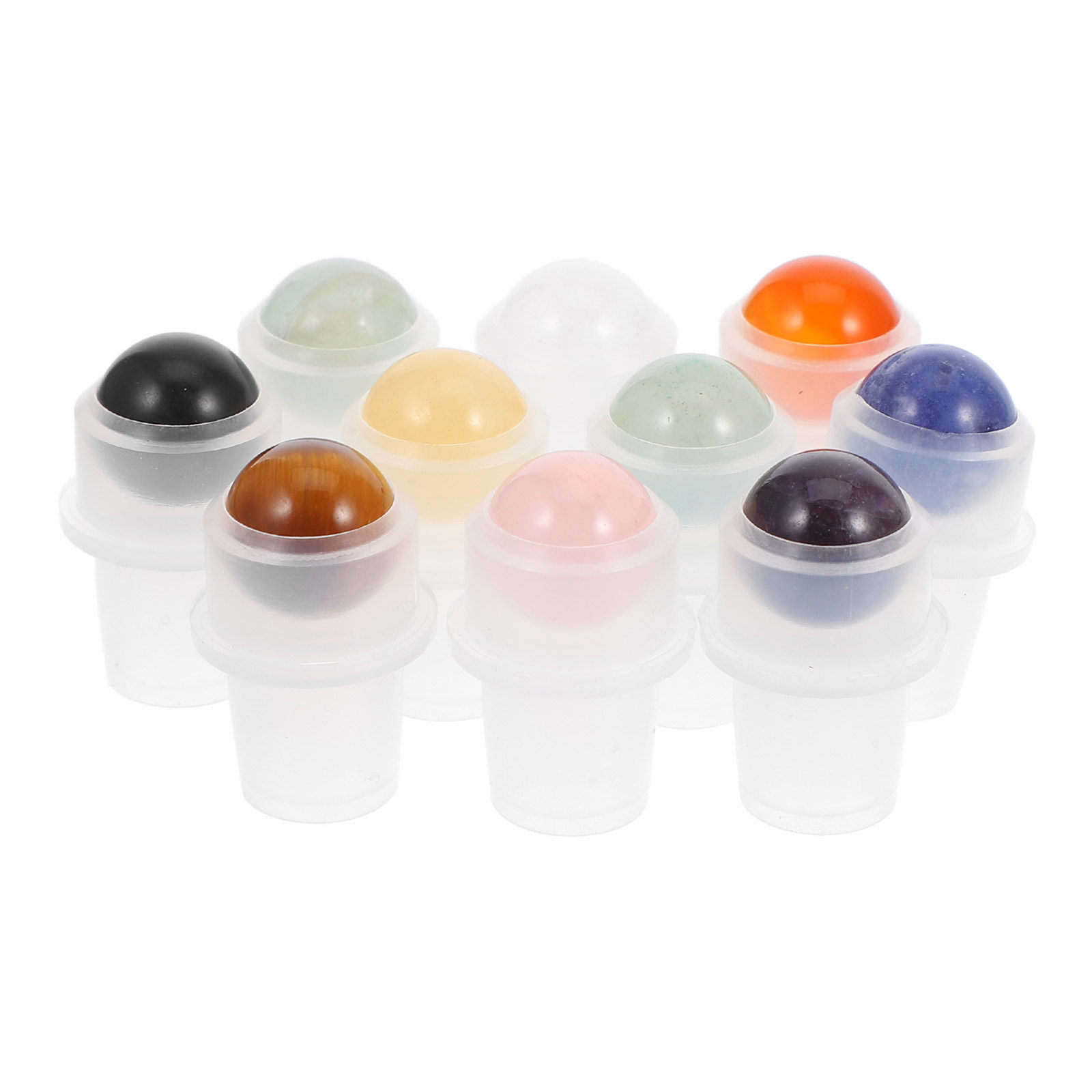 10Pcs Essential Oil Bottle Rol - مراجعة Jade Roller Stone وسعره