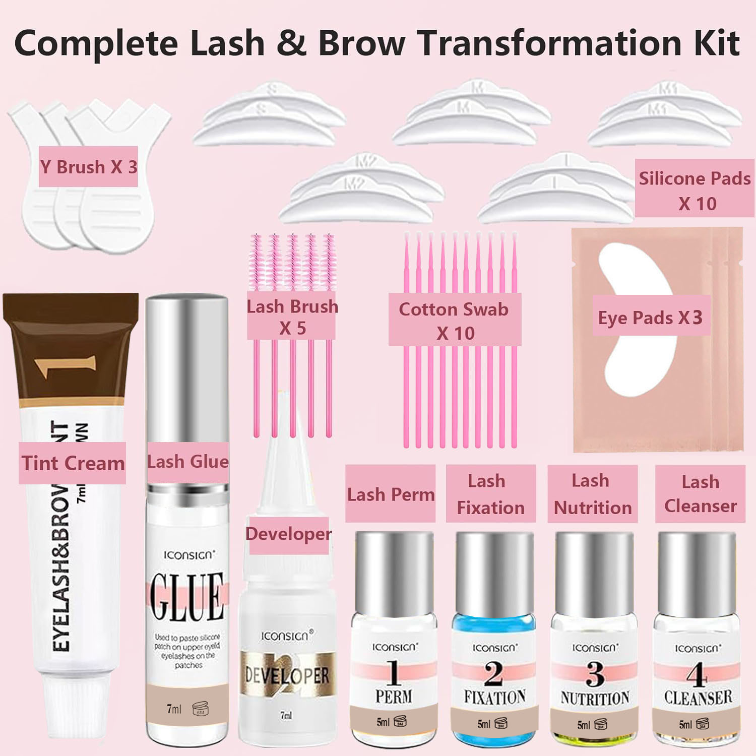 ICONSIGN Lash Lift and Tint Ki - مراجعة Brow Lamination Kit وسعره
