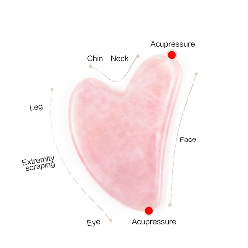 Rose Quartz Gua Sha For Face M - مراجعة Gua Sha Tool Rose Quartz وسعره