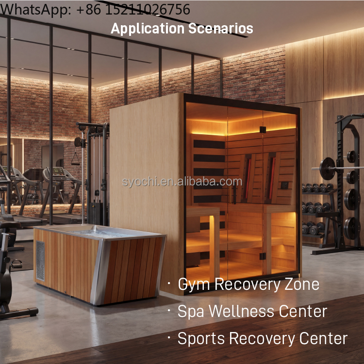 Luxury Sauna Cold Plunge Ice B - مراجعة Spa Wellness Center وسعره