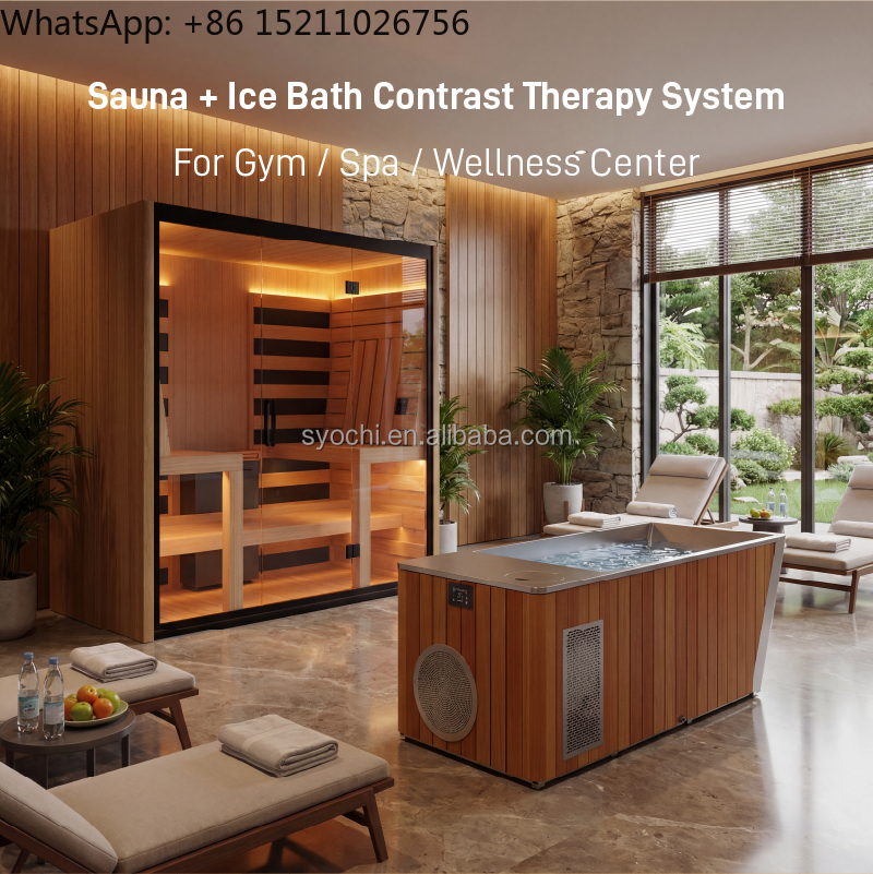 Luxury Sauna Cold Plunge Ice B - مراجعة Spa Wellness Center وسعره