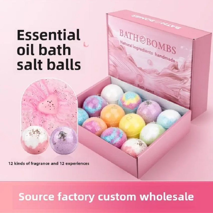 Bath Bombs 12Pcs/Box Organic & - مراجعة Relax - Spa & Wellness وسعره