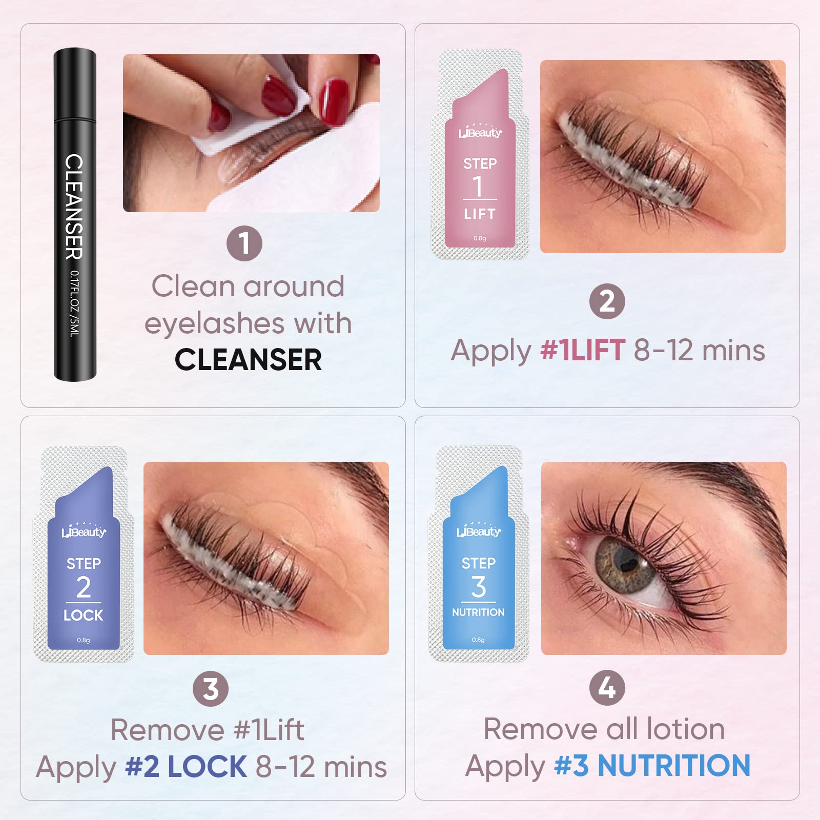Libeauty 20 Pieces/Lot 10-12 M - مراجعة Brow Lamination Kit وسعره