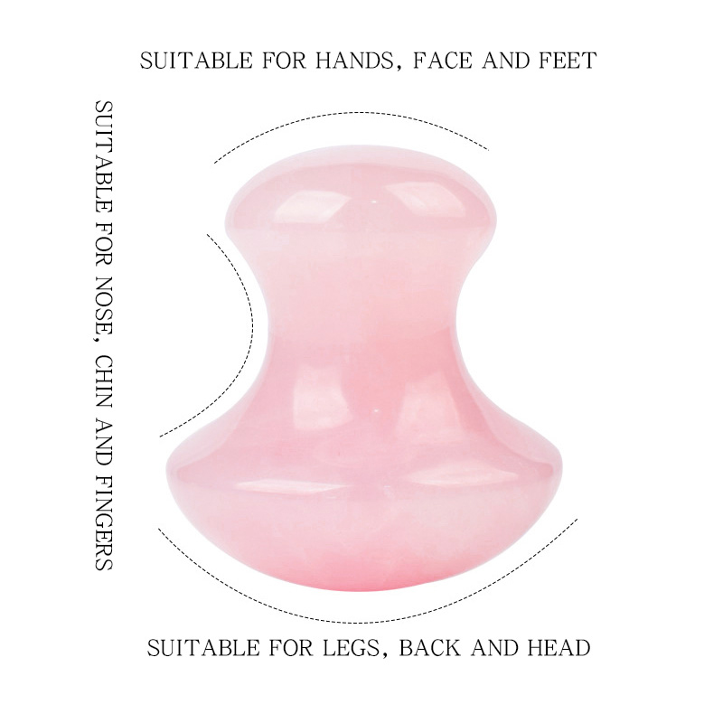 Natural Rose Quartz Gua Sha Sc - مراجعة Gua Sha Tool Rose Quartz وسعره