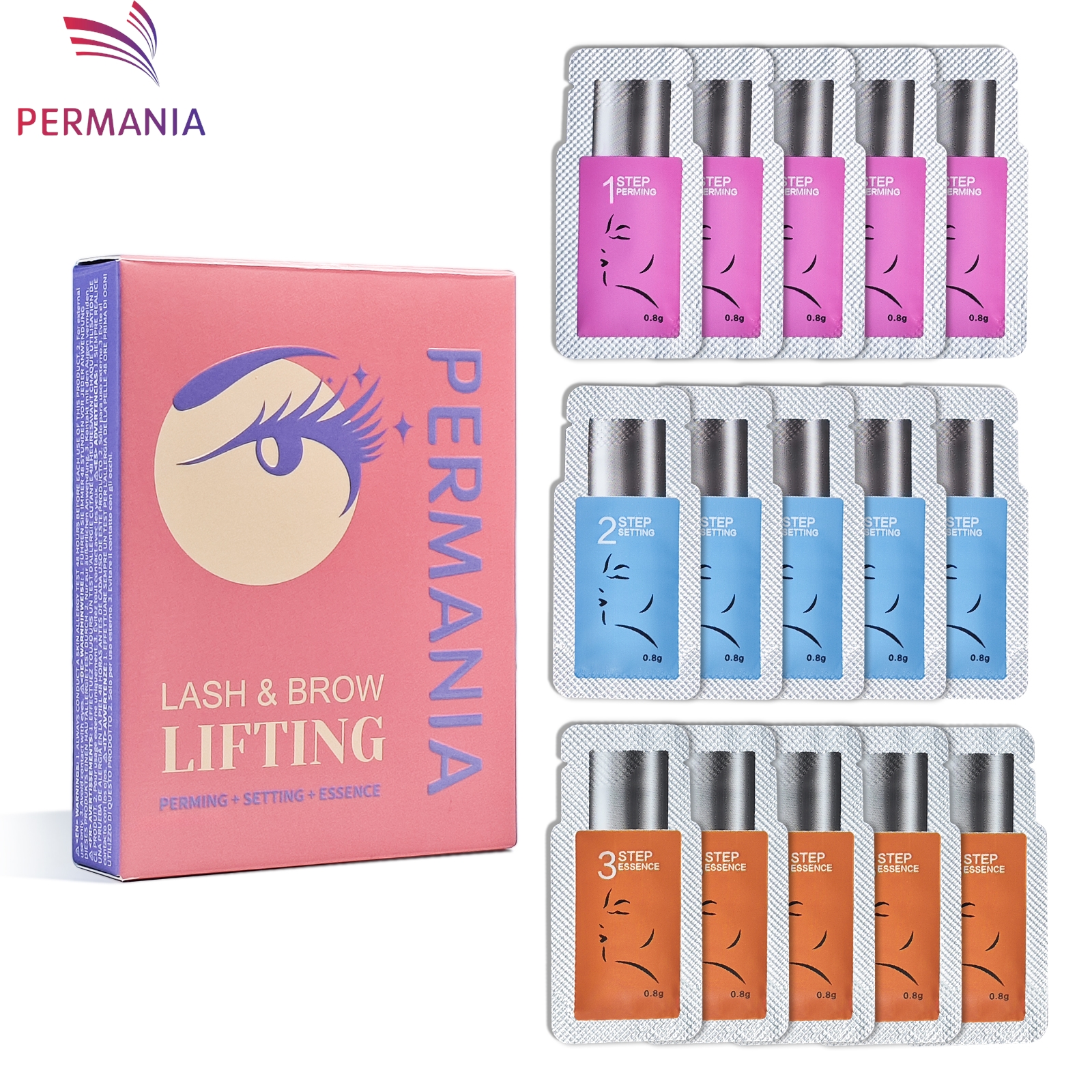 PERMANIA 5-8 Mins Eyelash Lift - مراجعة Brow Lamination Kit وسعره