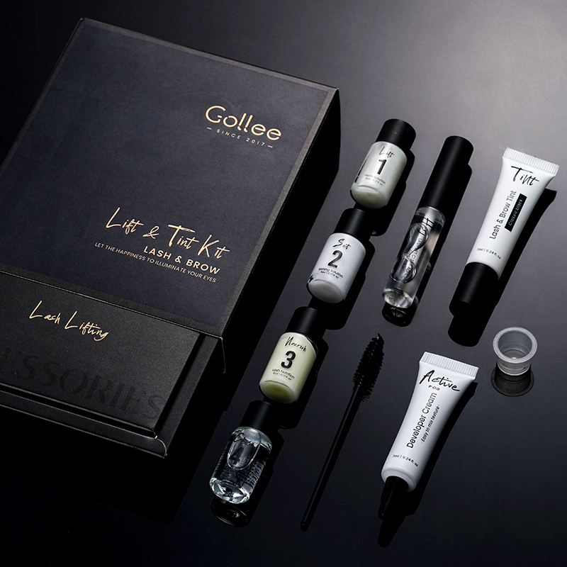 Gollee Lash Lift Kit 4 in 1 Br - مراجعة Brow Lamination Kit وسعره