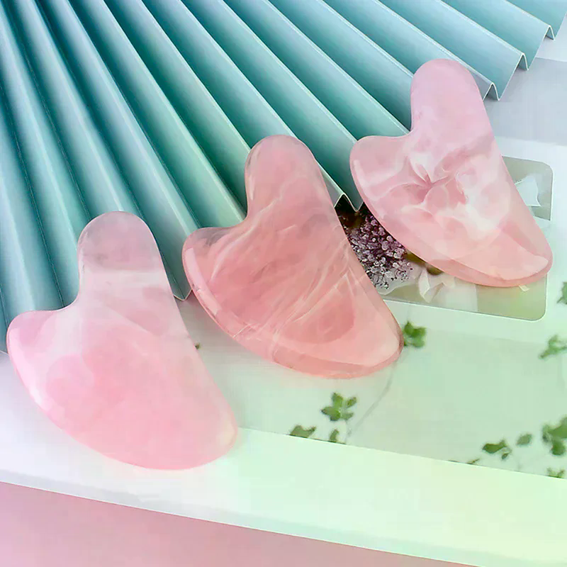 Natural Stone Jade Gouache Scr - مراجعة Gua Sha Tool Rose Quartz وسعره