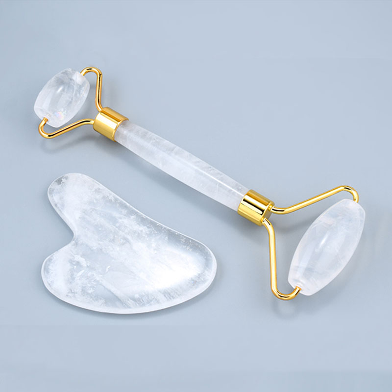 Natural White Crystal Face Mas - مراجعة Jade Roller Stone وسعره