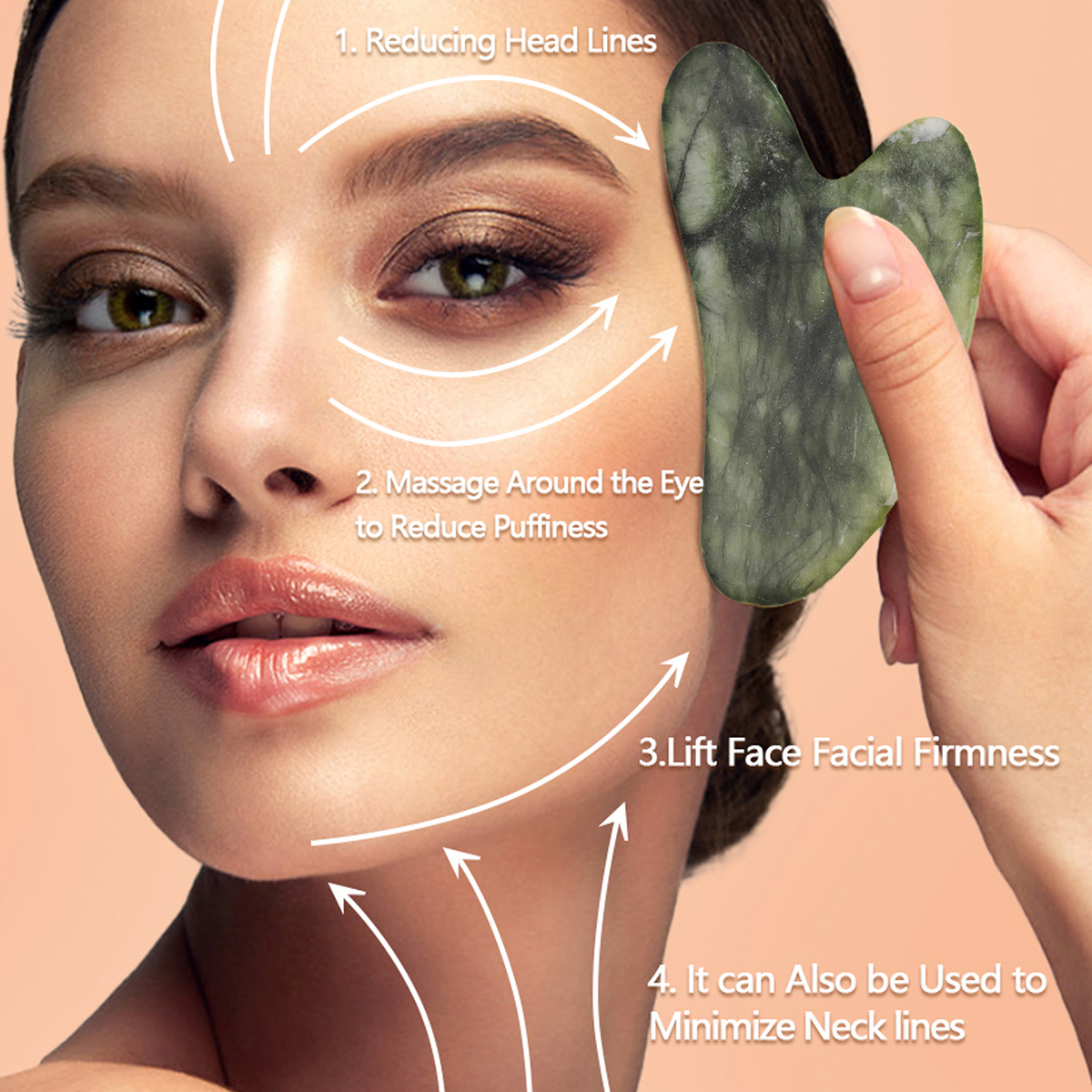 Natural Jade Roller Face Gua S - مراجعة Jade Roller Stone وسعره