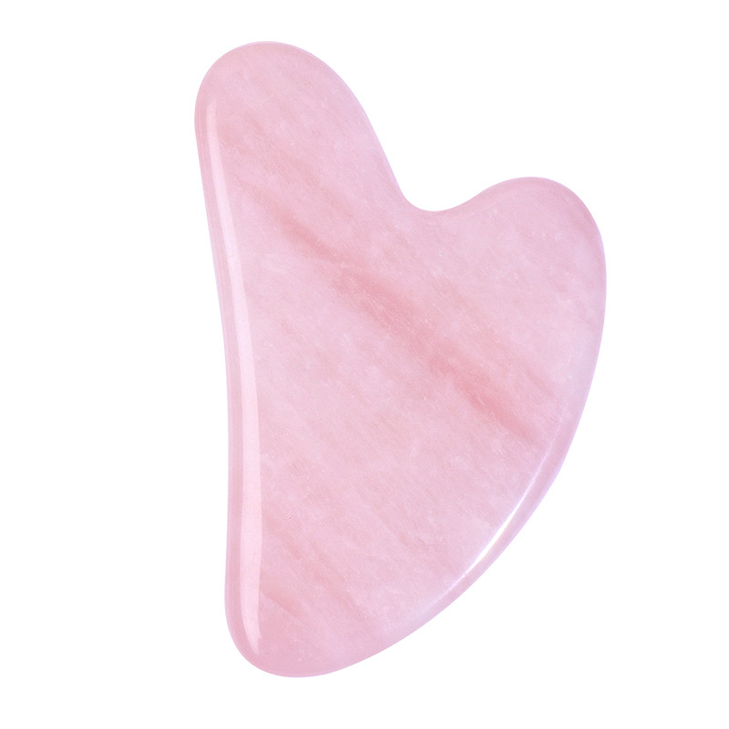 Hot Selling A+Rose Quartz Gua  - مراجعة Gua Sha Tool Rose Quartz وسعره