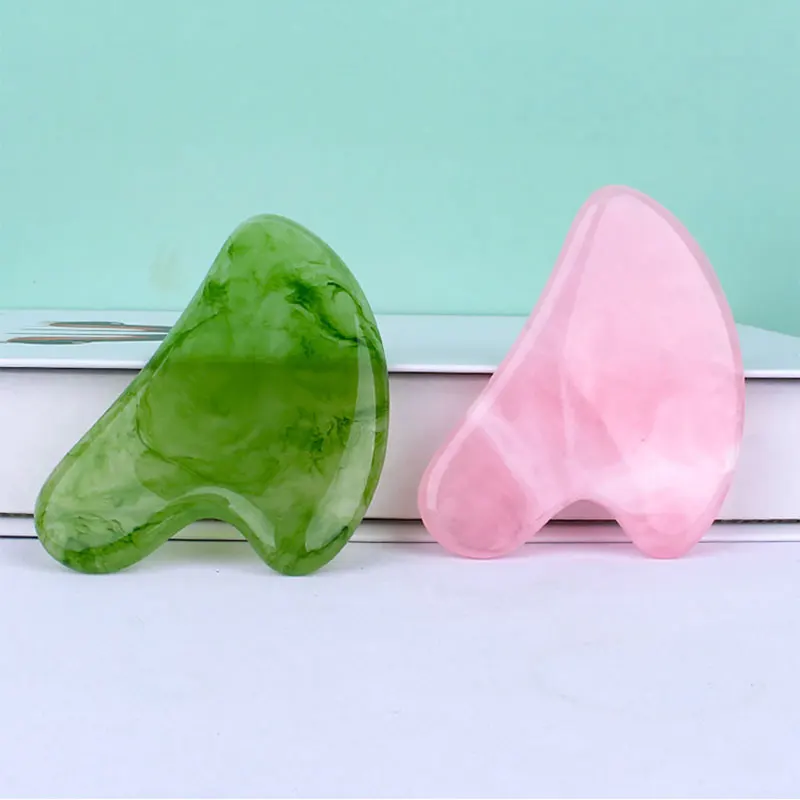 Natural Jade Stone Gua Sha Mas - مراجعة Gua Sha Tool Rose Quartz وسعره