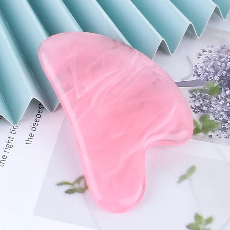 Natural Jade Stone Gua Sha Mas - مراجعة Gua Sha Tool Rose Quartz وسعره