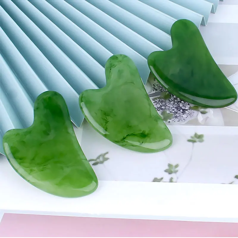 Natural Jade Stone Gua Sha Mas - مراجعة Gua Sha Tool Rose Quartz وسعره