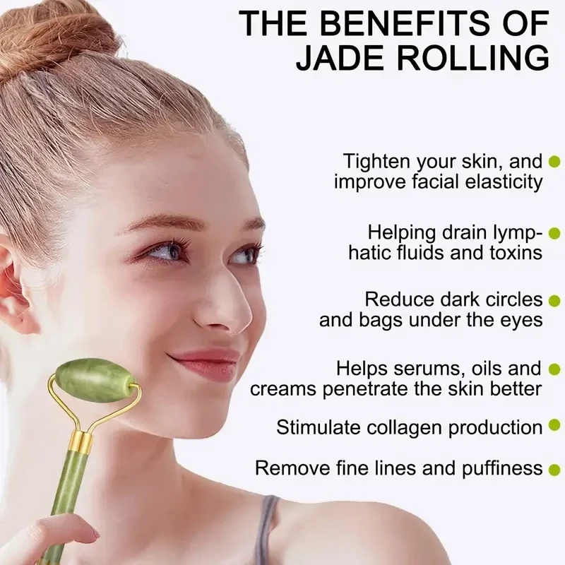 Natural Jade Roller Face Gua S - مراجعة Jade Roller Stone وسعره