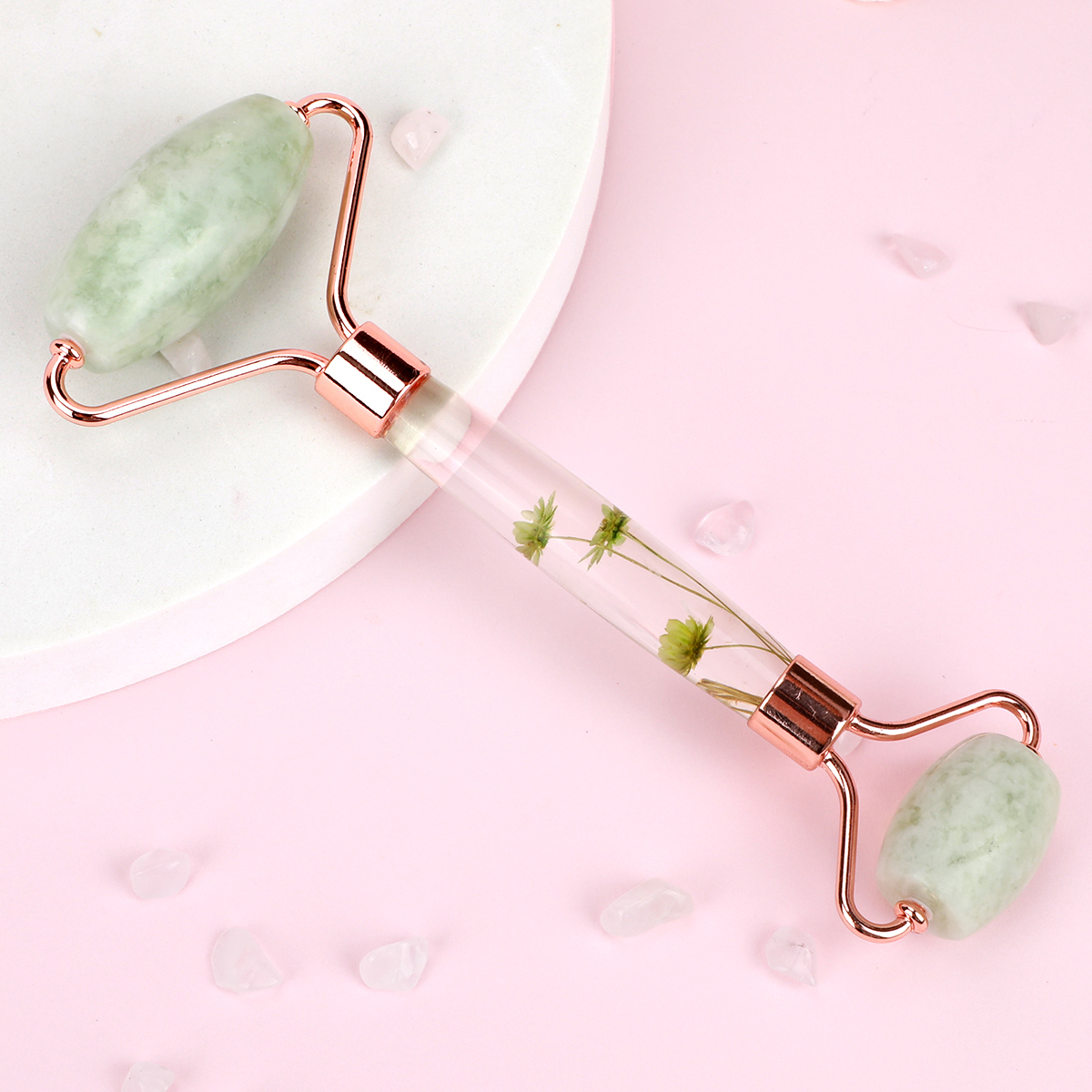 Natural Jade Roller Massager f - مراجعة Jade Roller Stone وسعره