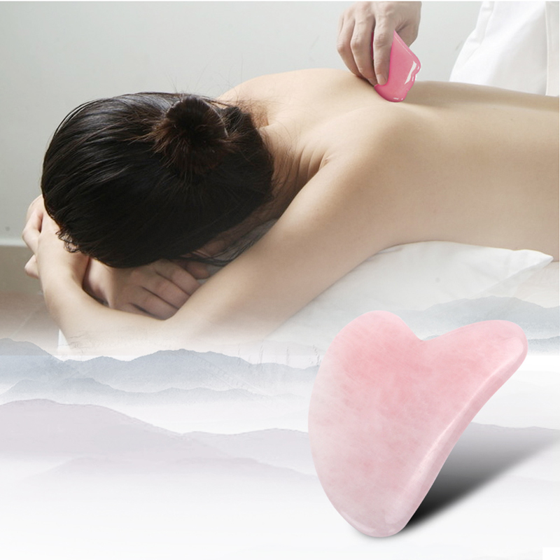 Natural Jade Gua sha Stone Boa - مراجعة Gua Sha Tool Rose Quartz وسعره