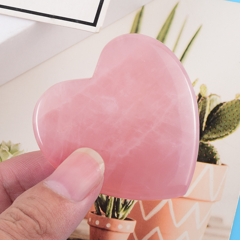 Rose Quartz Heart Shape Face C - مراجعة Gua Sha Tool Rose Quartz وسعره