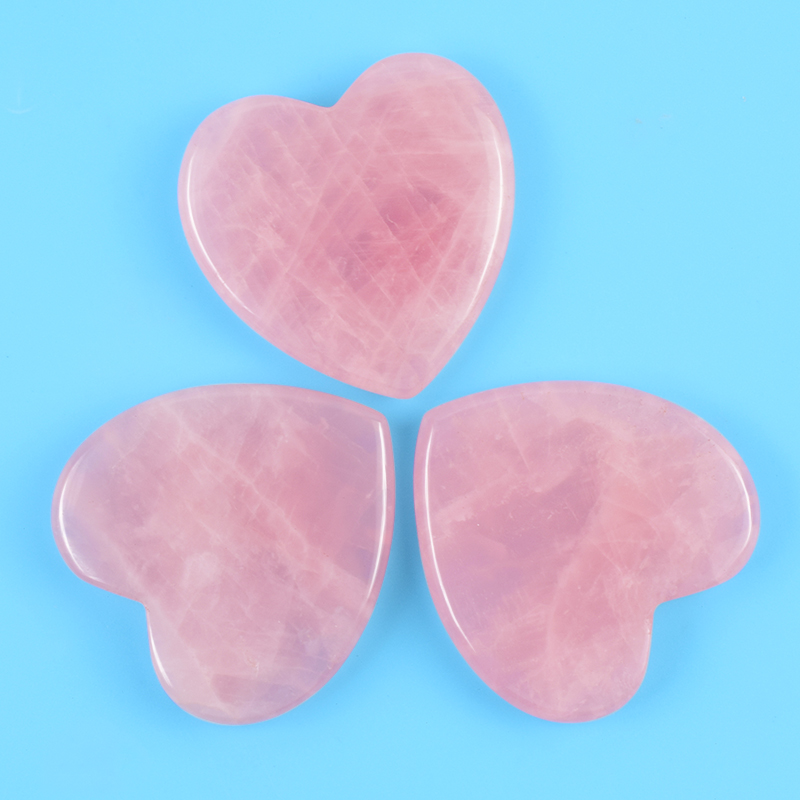 Rose Quartz Heart Shape Face C - مراجعة Gua Sha Tool Rose Quartz وسعره