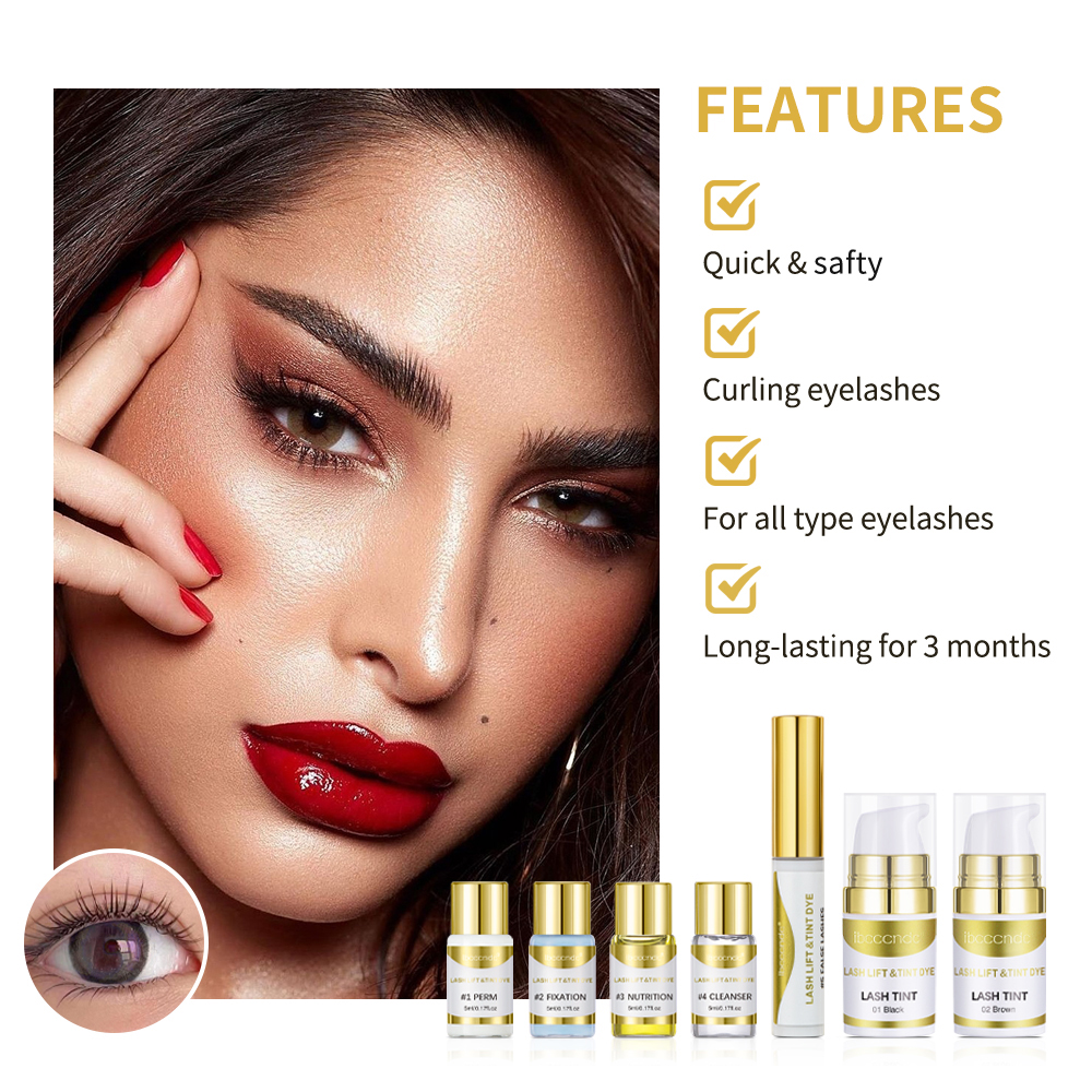 10set Semi Permanent Lash Lift - مراجعة Brow Lamination Kit وسعره